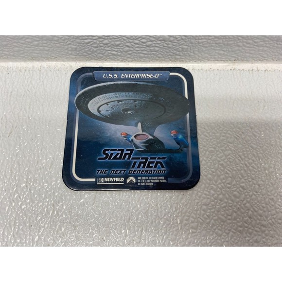 Vintage Star Trek 1997 The Next Generation Drink Coasters Set Of 4 - Picture 2 of 8